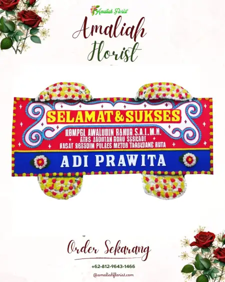 Papan Bunga Ucapan Selamat Wonosoco